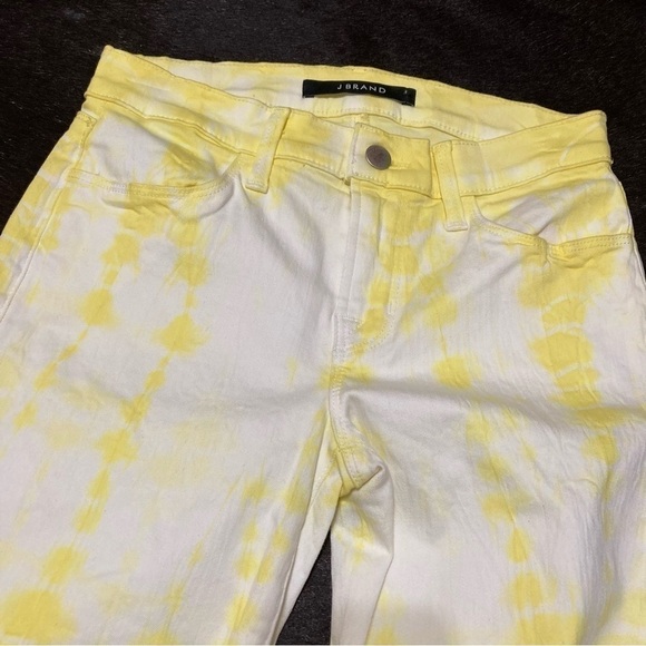 J Brand Jeans “Limoncello” tie dyed mid rise capri skinny pants Size 25 GUC - Picture 6 of 13